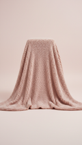 Microfiber Blush Throw Blanket